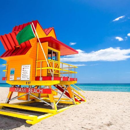 South Beach 2 Bedroom Family & Pet Friendly Apartment With Balcony & Free Parking Miami Beach Zewnętrze zdjęcie